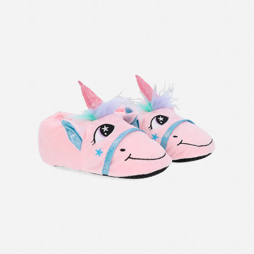 Card slide image -  PANTUFLAS CERRADAS DE MIC ROSADAS PARA NIÑA