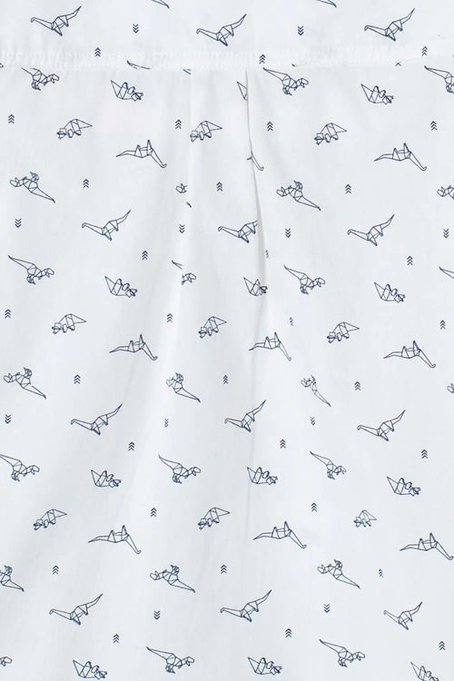 Card slide image -  CAMISA MIC BLANCA MANGA LARGA PARA NIÑO