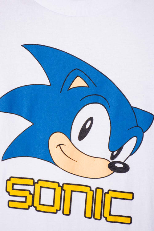 Card slide image -  PIJAMA DE SONIC CON PANTALÓN LARGO BLANCO Y AZUL PARA NIÑO
