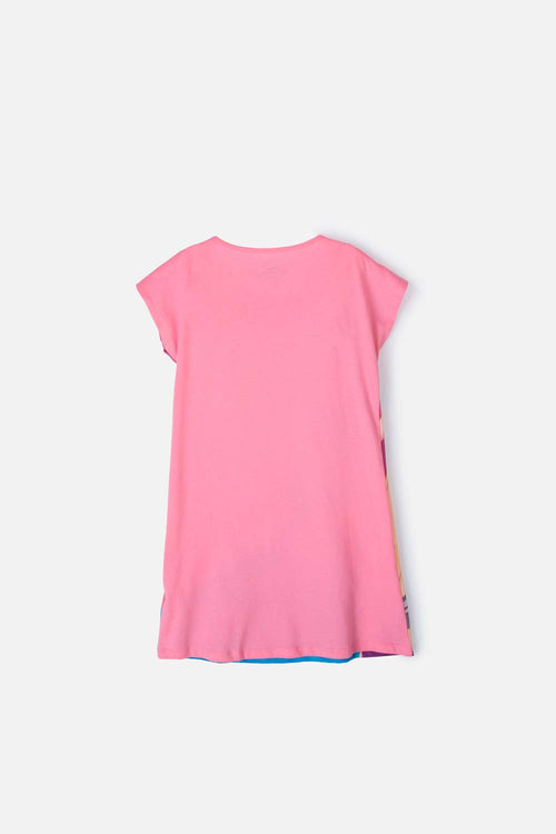 Card slide image -  PIJAMA DE PRINCESAS TIPO BATOLA ROSADA PARA NIÑA