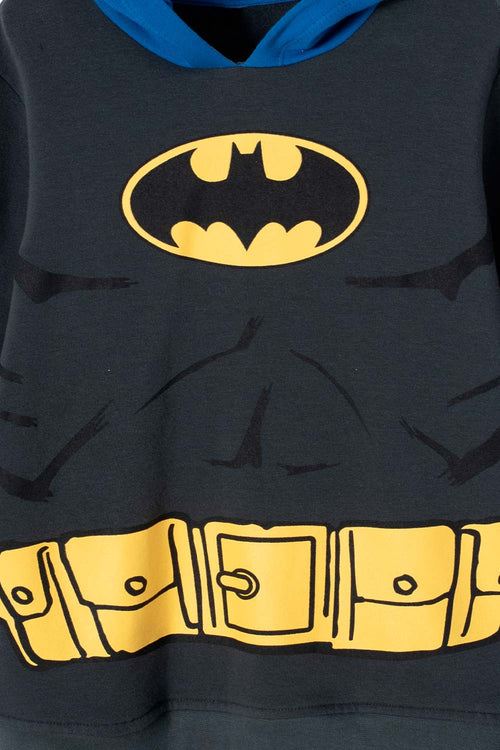Card slide image -  BUZO DE BATMAN CERRADO AZUL Y GRIS PARA NIÑO