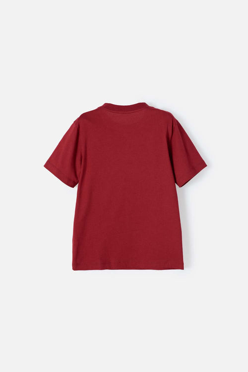 Card slide image -  CAMISETA DE HARRY POTTER VINOTINTO MANGA CORTA PARA NIÑO