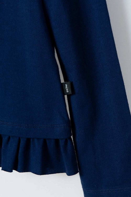 Card slide image -  CAMISETA DE HARRY POTTER AZUL MANGA LARGA PARA NIÑA