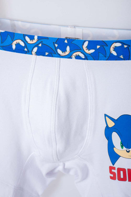Card slide image -  PACK X2 BOXER SONIC AZUL Y BLANCO PARA NIÑO