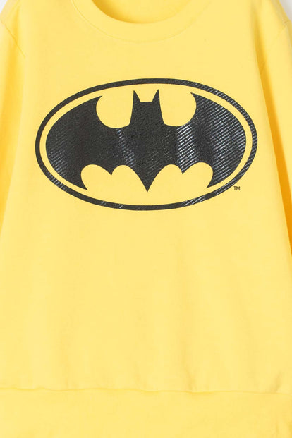 BUZO DE BATMAN CERRADO AMARILLO PARA NIÑO