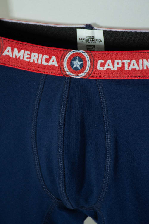 Card slide image -  PACK X2 BOXER CAPITÁN AMERICA PARA NIÑO