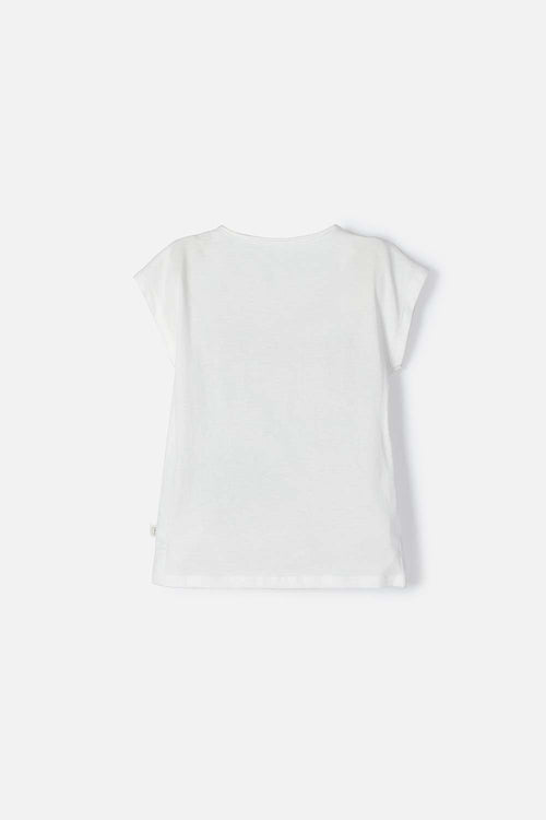 Card slide image -  CAMISETA DE MINNIE MOUSE MARFIL MANGA CORTA PARA NIÑA