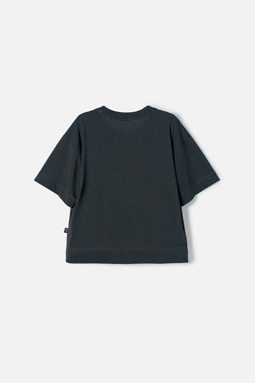 Card slide image -  CAMISETA DE MY MELODY & KUROMI GRIS MANGA CORTA PARA NIÑA