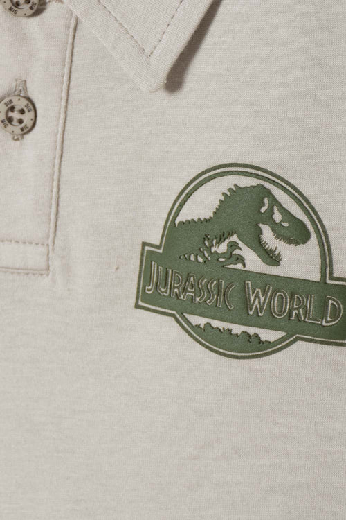 Card slide image -  CAMISETA TIPO POLO DE JURASSIC WORLD VERDE PARA NIÑO