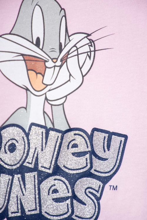 Card slide image -  CAMISETA DE LOONEY TUNES MANGA CORTA ROSADA PARA NIÑA