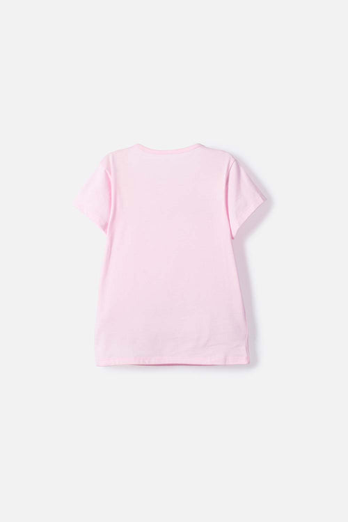 Card slide image -  CAMISETA DE LOONEY TUNES MANGA CORTA ROSADA PARA NIÑA