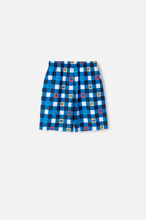 Card slide image -  PANTALONETA DE BAÑO DE SONIC CON CORDÓN AZUL PARA NIÑO