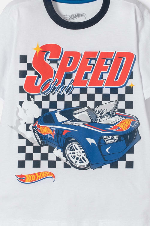 Card slide image -  PIJAMA DE HOT WHEELS CON PANTALÓN LARGO MULTICOLOR PARA NIÑO