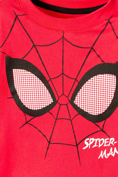 Card slide image -  CAMISETA DE SPIDER-MAN ESTAMPADA ROJA PARA NIÑO DE 2T A 5T