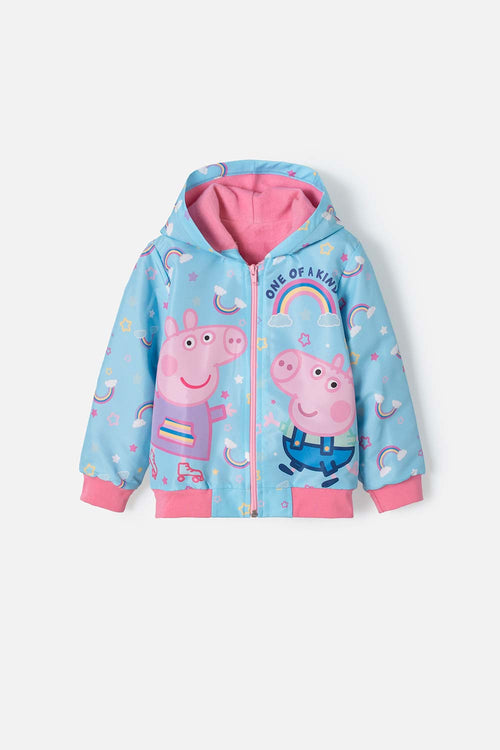 Card slide image -  BUZO DE PEPPA PIG CON CIERRE AZUL PARA NIÑA 2T A 5T