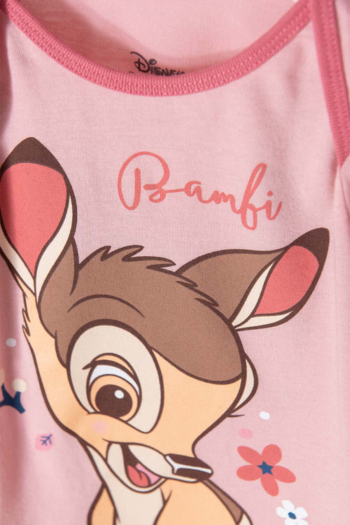 Card slide image -  PIJAMA BAMBI  DE PANTALÓN LARGO ROSADO PARA BEBE NIÑA