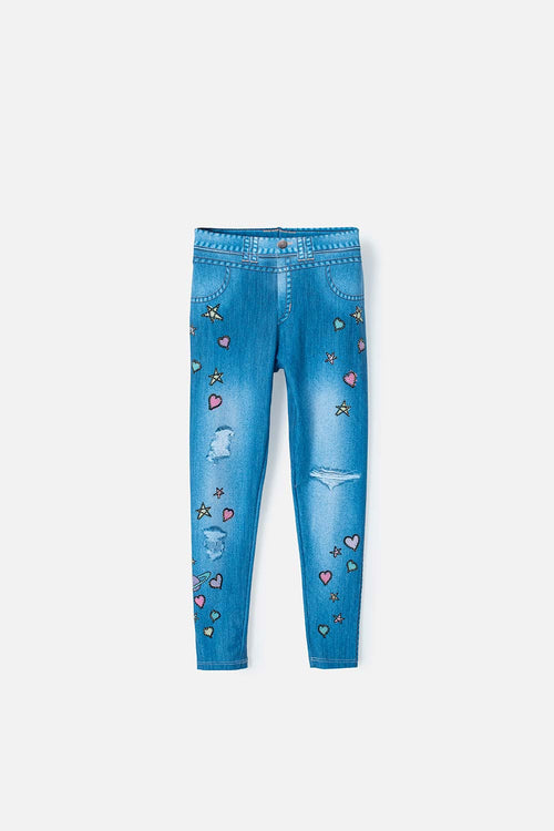 Card slide image -  LEGGING DE MIC AZUL PARA NIÑA