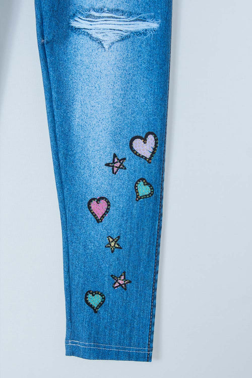 Card slide image -  LEGGING DE MIC AZUL PARA NIÑA