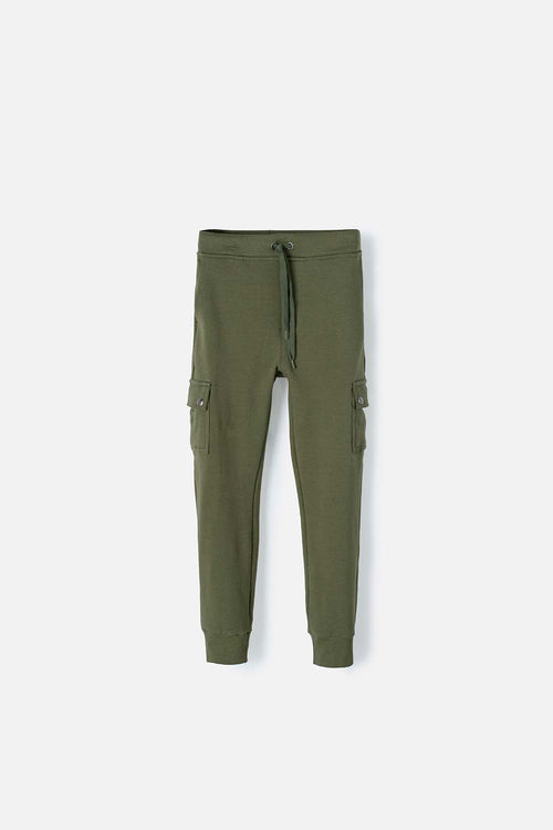 Card slide image -  JOGGER DE MIC CON CORDÓN VERDE PARA NIÑO