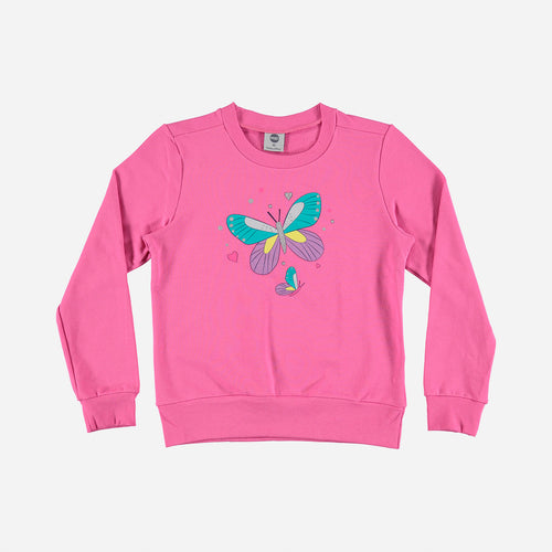 Card slide image -  BUZO MIC ESTAMPADO ROSADO PARA NIÑA