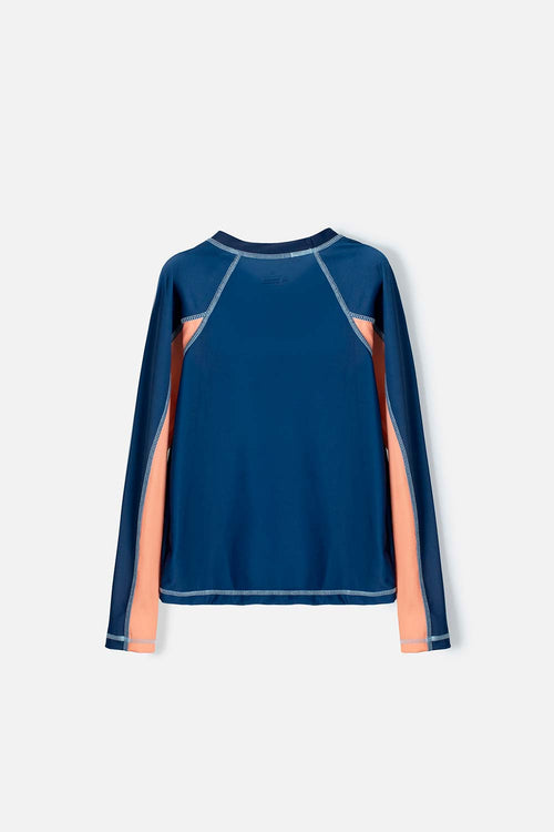 Card slide image -  CAMISETA DE BAÑO MIC MANGA LARGA AZUL PARA NIÑO