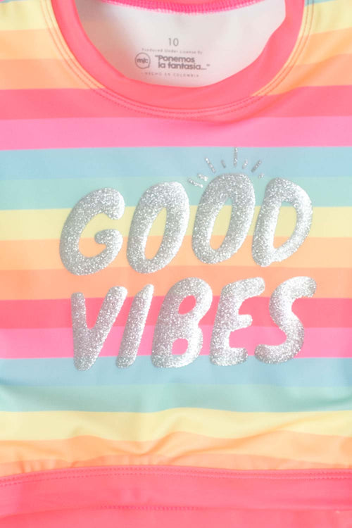 Card slide image -  CONJUNTO DE BAÑO MIC MANGA LARGA MULTICOLOR PARA NIÑA