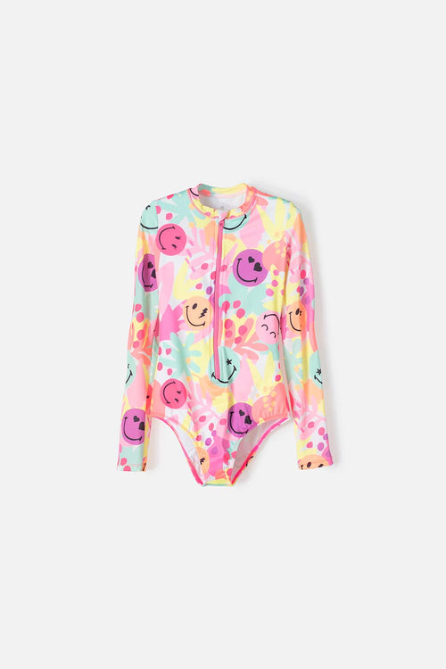 Card slide image -  VESTIDO DE BAÑO MIC MANGA LARGA MULTICOLOR PARA NIÑA