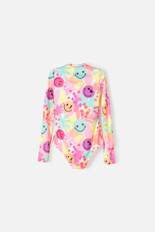 Card slide image -  VESTIDO DE BAÑO MIC MANGA LARGA MULTICOLOR PARA NIÑA