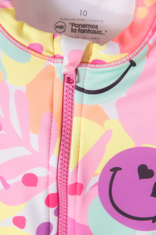 Card slide image -  VESTIDO DE BAÑO MIC MANGA LARGA MULTICOLOR PARA NIÑA