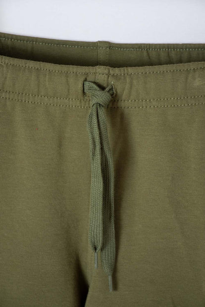 BERMUDA DE MIC CON CORDÓN VERDE MILITAR PARA NIÑO