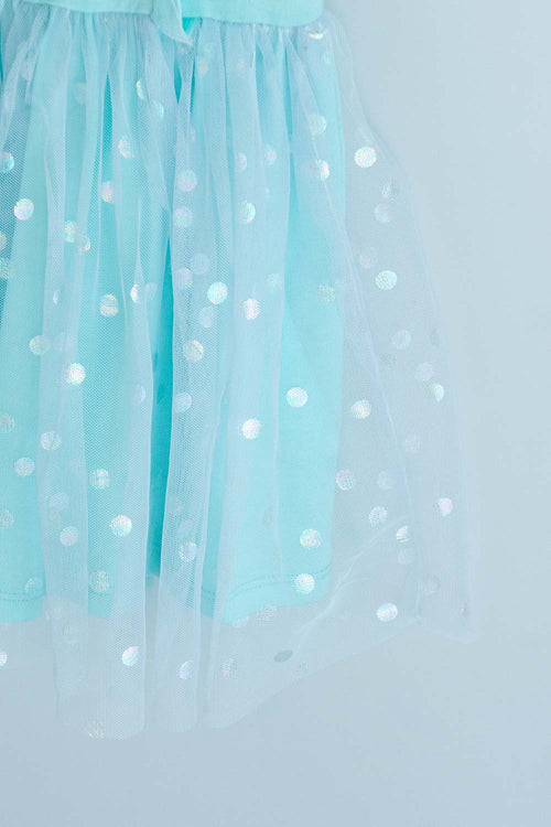 Card slide image -  VESTIDO DE LITTLEMIC CON TULL AZUL PARA NIÑA 2T A 5T