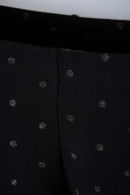 LEGGING DE MIC CON CINTURA ELASTICA NEGRO PARA NIÑA