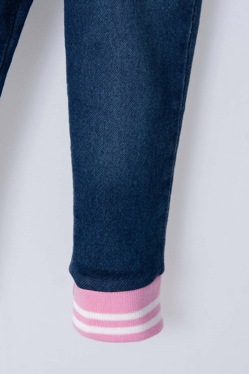 Card slide image -  JEGGING DE LITTLEMIC INDIGO OSCURO PARA BEBÉ NIÑA