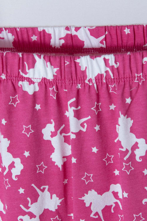 Card slide image -  PIJAMA DE MIC CON PANTALÓN LARGO BLANCO Y FUCSIA PARA NIÑA