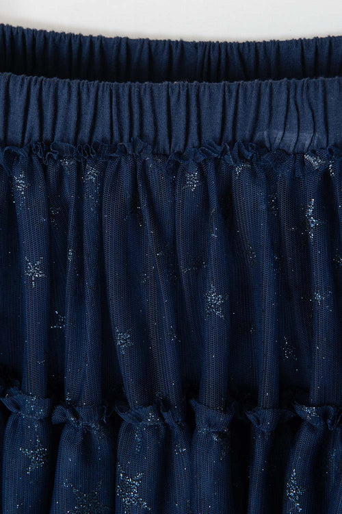 Card slide image -  FALDA DE MIC TIPO TUTÚ AZUL PARA NIÑA