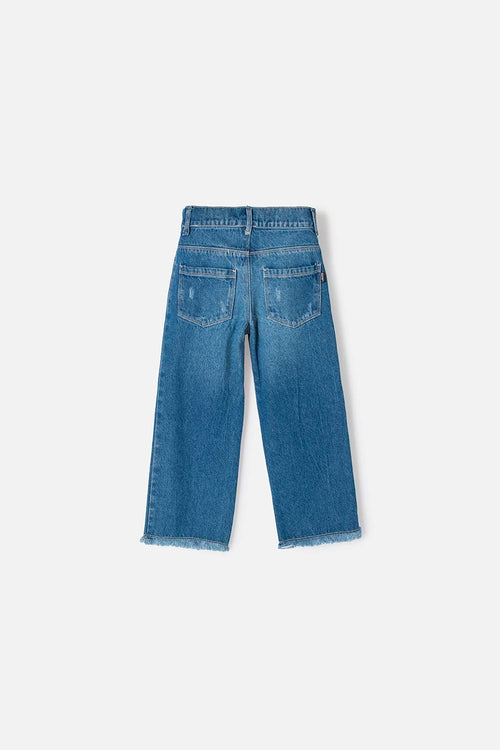 Card slide image -  JEAN DE LITTLEMIC AZUL PARA NIÑA 2T A 5T