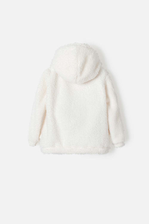 Card slide image -  BUZO LITTLEMIC CERRADO MARFIL PARA NIÑA 2T A 5T