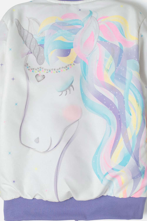 Card slide image -  CHAQUETA DE MIC CON CIERRE MULTICOLOR PARA NIÑA