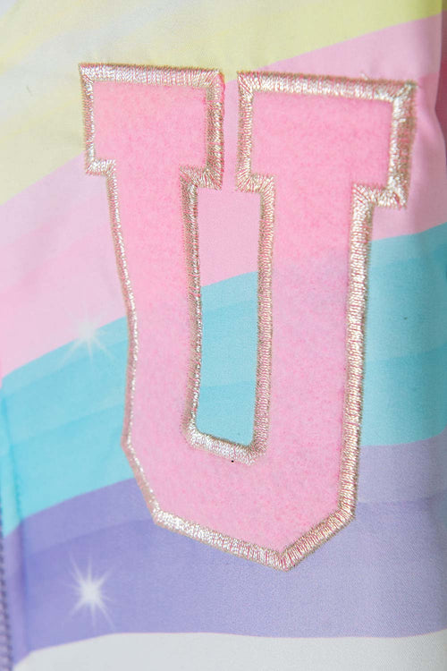 Card slide image -  CHAQUETA DE MIC CON CIERRE MULTICOLOR PARA NIÑA