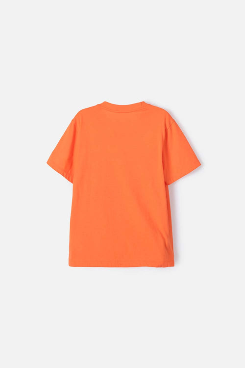 Card slide image -  CAMISETA MIC NARANJA MANGA CORTA PARA NIÑO