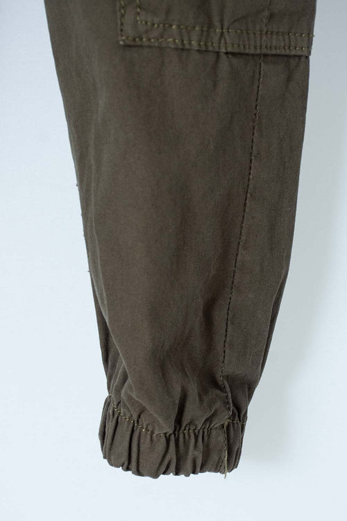 Card slide image -  JOGGER DE LITTLEMIC CON CORDÓN VERDE MILITAR PARA NIÑO 2T A 5T