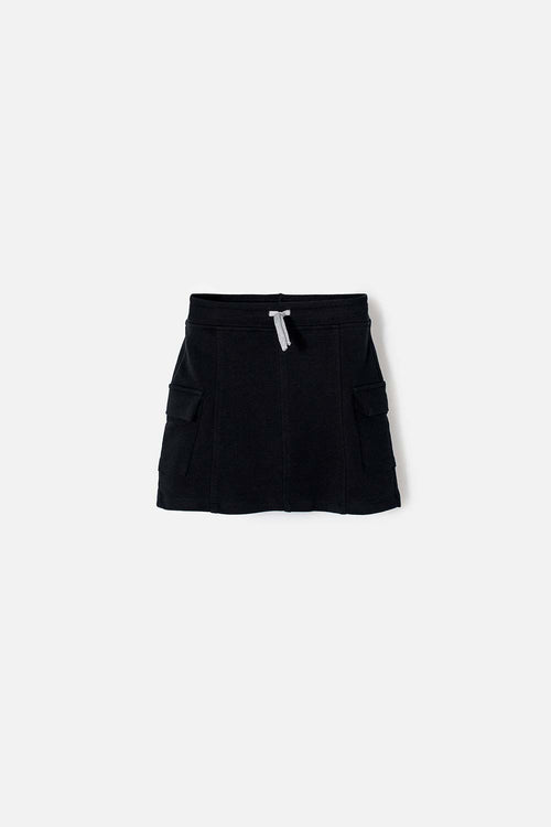 Card slide image -  FALDA DE MIC CORTA NEGRA PARA NIÑA