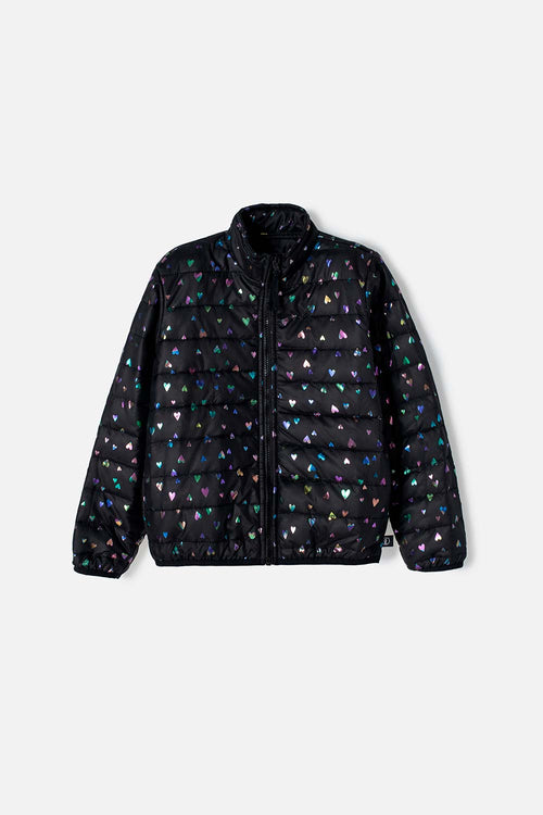 Card slide image -  CHAQUETA DE MIC CON CIERRE NEGRO PARA NIÑA