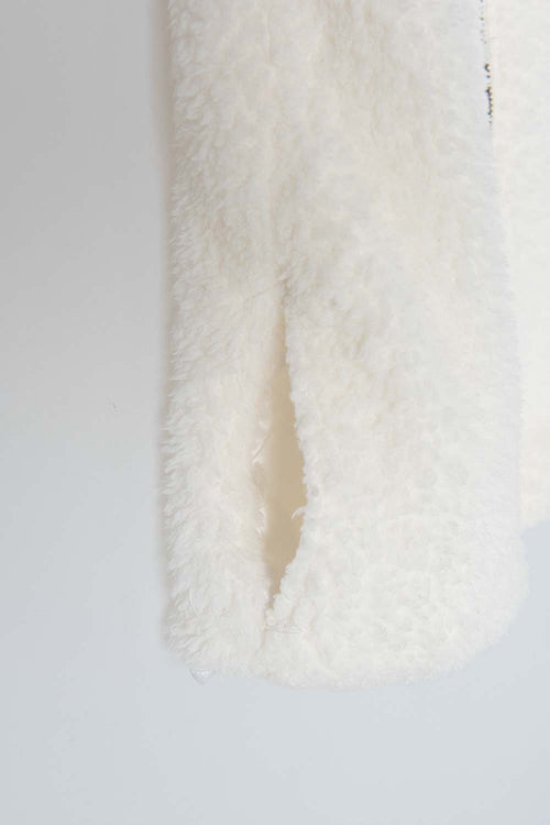 Card slide image -  CHALECO DE MIC CON CIERRE MARFIL PARA NIÑA