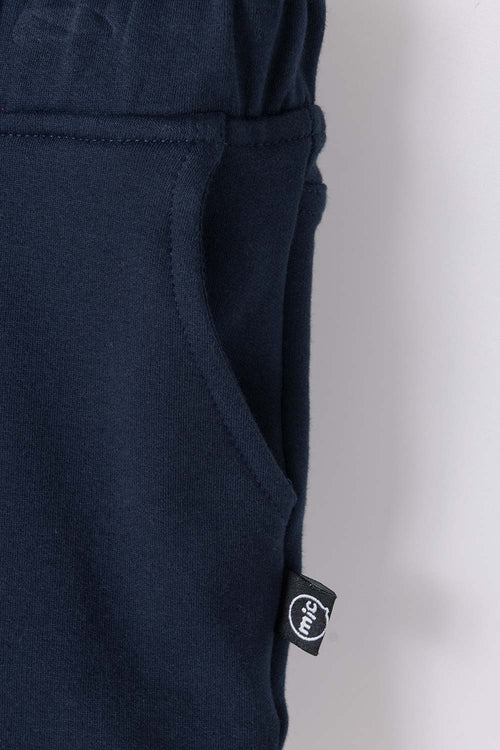 Card slide image -  SHORT MIC AZUL CON PRETINA ELÁSTICA PARA NIÑA