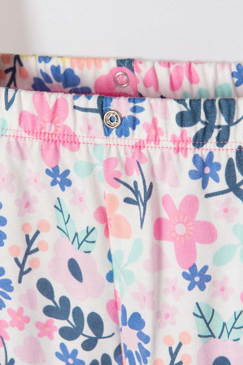 Card slide image -  PIJAMA LITTLEMIC CON PANTALÓN LARGO MULTICOLOR PARA BEBÉ NIÑA