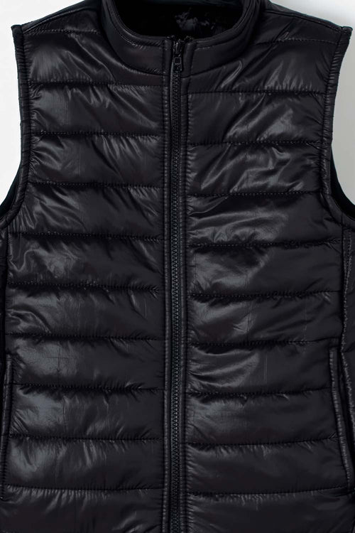 Card slide image -  CHALECO DE MIC CON CIERRE FRONTAL NEGRO PARA NIÑO