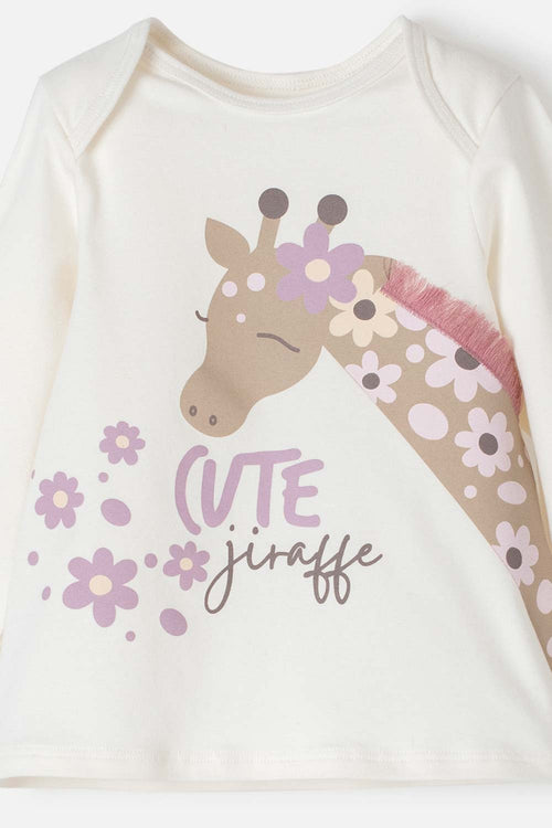 Card slide image -  CONJUNTO DE LITTLEMIC CON PANTALÓN LARGO LILA PARA BEBÉ NIÑA