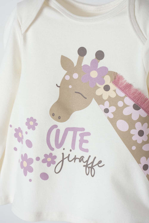 Card slide image -  CONJUNTO DE LITTLEMIC CON PANTALÓN LARGO LILA PARA BEBÉ NIÑA