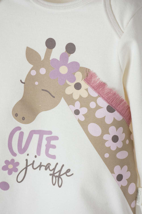 Card slide image -  CONJUNTO DE LITTLEMIC CON PANTALÓN LARGO LILA PARA BEBÉ NIÑA